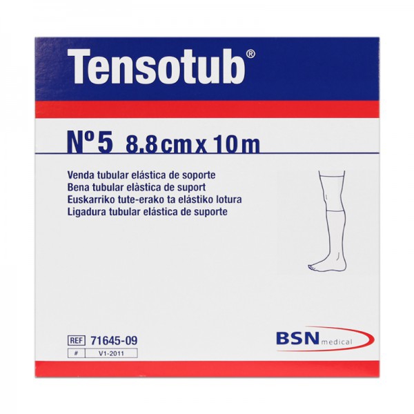 Tensotub Les jambes et les genoux No.5: bandage élastique tubulaire légère compression (8,8 cm x 10 mètres)